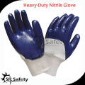 SRSAFETY oil field impact gloves/Smooth nitrile safety glove